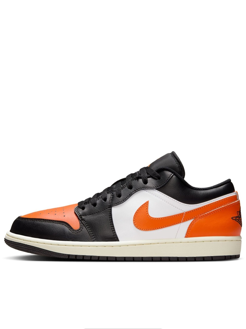 Nike Air Jordan 1 Low - Black/White/Orange Men's Sneakers
